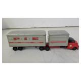 P.I.E. truck and trailer friction toy by SSS