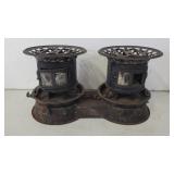 Cast iron kerosene "sad iron double heater