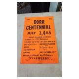 Dorr Centennial poster