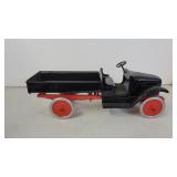 Buddy L pressed steel dump truck - restored