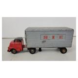 S.I.E. semi trucks and trailer friction toy