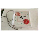 Coke electric clock