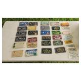 (24) motorcycle license plates
