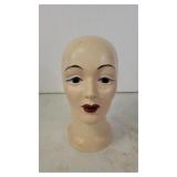 Ceramic mannequin head