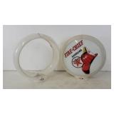 (2) plastic gas pump globe bezel firechief