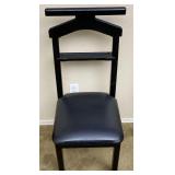 Black Wooden, Hinged Seat Butler