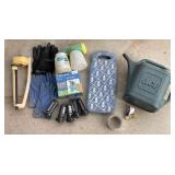Outdoor Gardening: Sprinkler, Water Can, Gloves