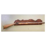 Black Powder Rifle Mantle Piece Wall Display