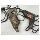 2pc 1/4 Inch, 3/8 Inch Electric Drills
