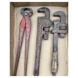 14", 15" Pipe Wrenches, 14" Nail Pullers