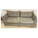 Sage Green Microfiber Sofa Couch