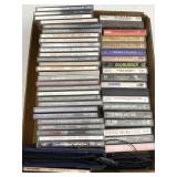 Audio cassette tapes, music CDs