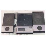 Onn Three Piece Mini Stereo System