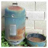 Barrel Style Kettle B B Q Smoker
