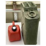 5 Gal. United States Metal Gas Can, 1 Gallon Can
