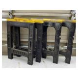 4pc Folding Plastic Sawhorses