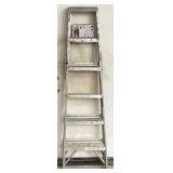 6 Foot Folding Aluminum Ladder