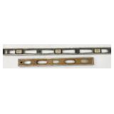 2pc 24 Inch Wood, 36 Inch Metal Level