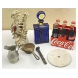 Collectible Items: Insulator, Railroad Nail +