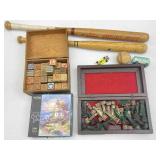 Toys, Game, Puzzle, Baseball Bats, Blocks