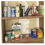 Waterseal, Paint, Stain, Spackle, Finish Chemicals