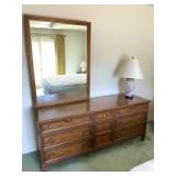 9 Drawer Mirrored Dresser