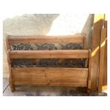 Queen Size Wood, Metal Scroll Decorative Bed Frame Queen Size Wood, Metal Scroll Decorative Bed Frame