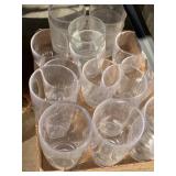 Clear Plastic Tumblers, Beverage Glasses