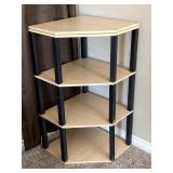 4 Shelf Laminated Corner Storage Shelving