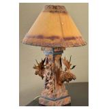 Twin Moose Head Decorative Table Lamp*