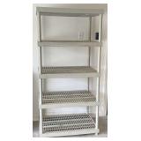 5 Shelf Pastic Storage Shelving Unit