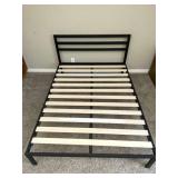 Queen Size Black Metal Bed Frame