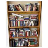 Large Bookshelf Full Of Books + Wooden Bookshelf