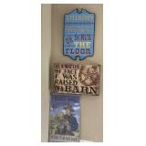 3pc Wall Art: Signs, Western Themes