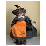 26' Lighted Animated Halloween Witch