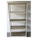 5 Shelf Plastic Storage Unit
