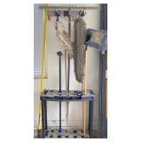 24', 36' Dry Mops, 36' Aluminum Yard Rake, Pole