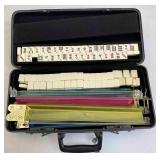 Mahjong Set With Tile Stands & Hard Side Case