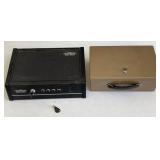 2pc Metal Lock Box, Handgun Lock Box