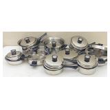 26pc  Amway Queen Stainless Steel Cookware