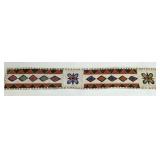 Native American Hand Beaded Table Runner/ Decor