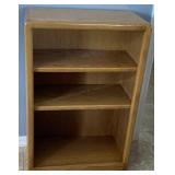 24' Light Oak Adjustable Shelf Bookcase
