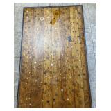 Large Table Topper W/ Coins Embedded In Epoxy