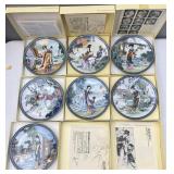 7pc Imperial ching-te Chen collector plates