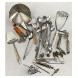 Iced Teaspoons, Corn Cob Holders, Can Opener +