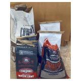 50+ Lbs Lump Charcoal, Briquettes, Smoking Pellets