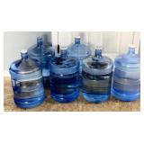 6pc 5 Gallon Water Storage Dispenser Containers