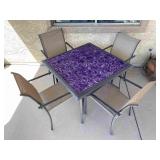 5pc Patio Table And Chairs