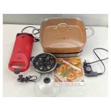 Copper Chef Electric Skillet, Omelette Maker +