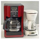 2pc Mr. Coffee Makers: 4 Cup & 12 Cup